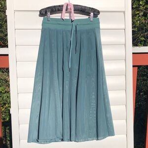 NWT Halara Chic Teal A-Line Skirt